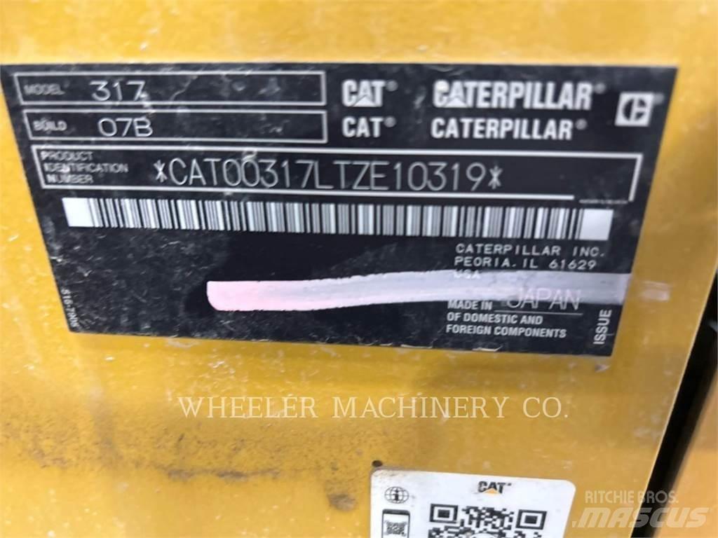 CAT 317 CF Vikšriniai ekskavatoriai