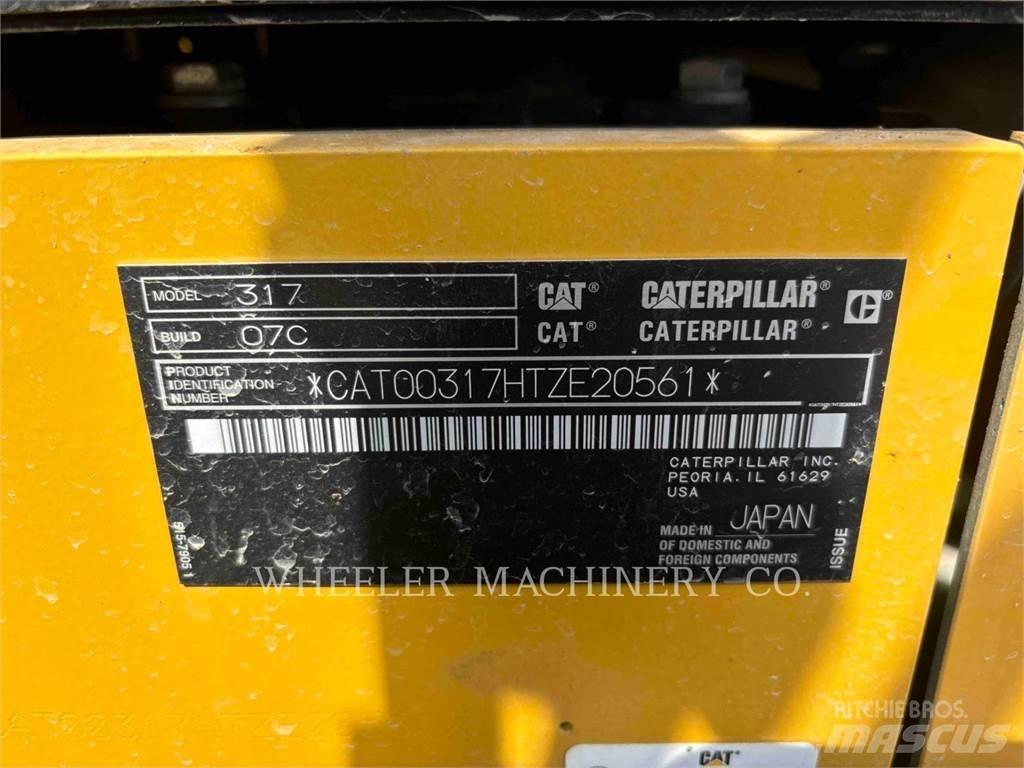 CAT 317 CF Vikšriniai ekskavatoriai