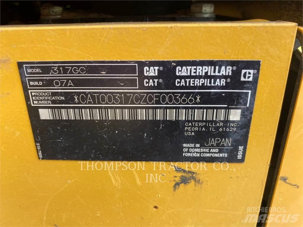 CAT 317 GC Vikšriniai ekskavatoriai