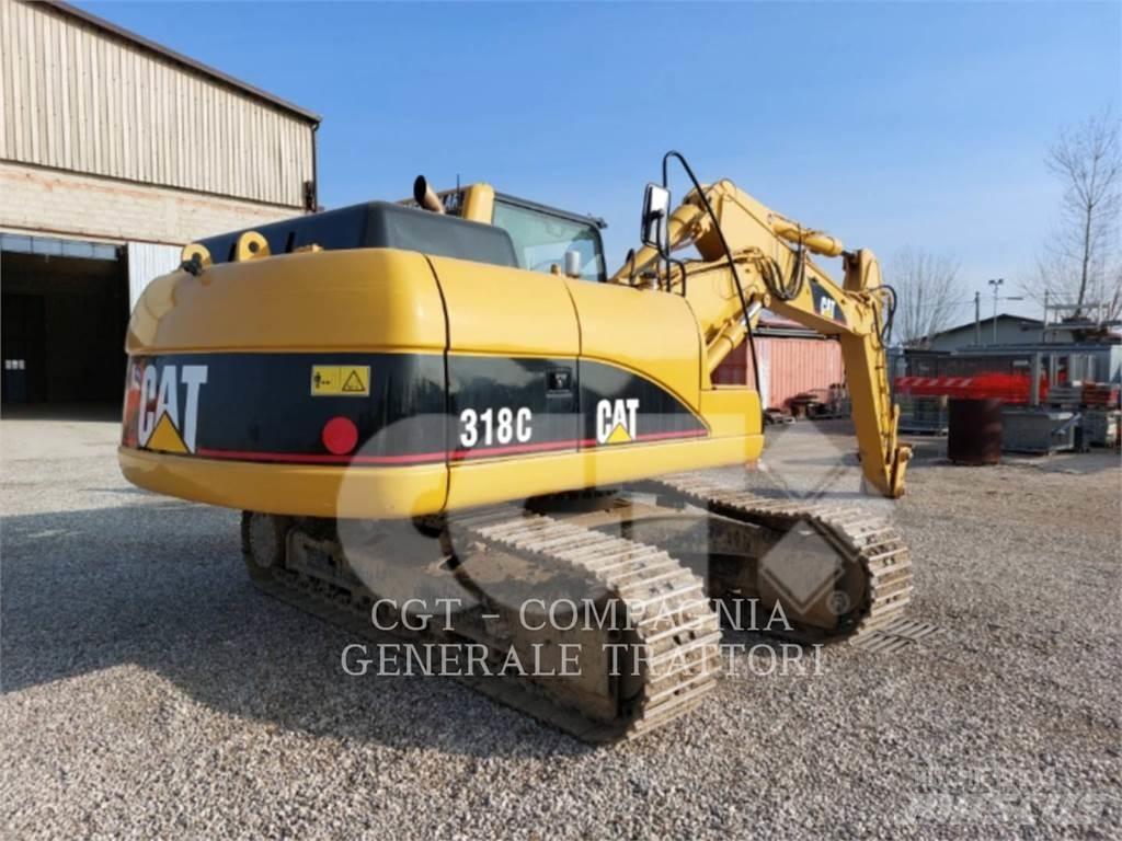 CAT 318C Vikšriniai ekskavatoriai