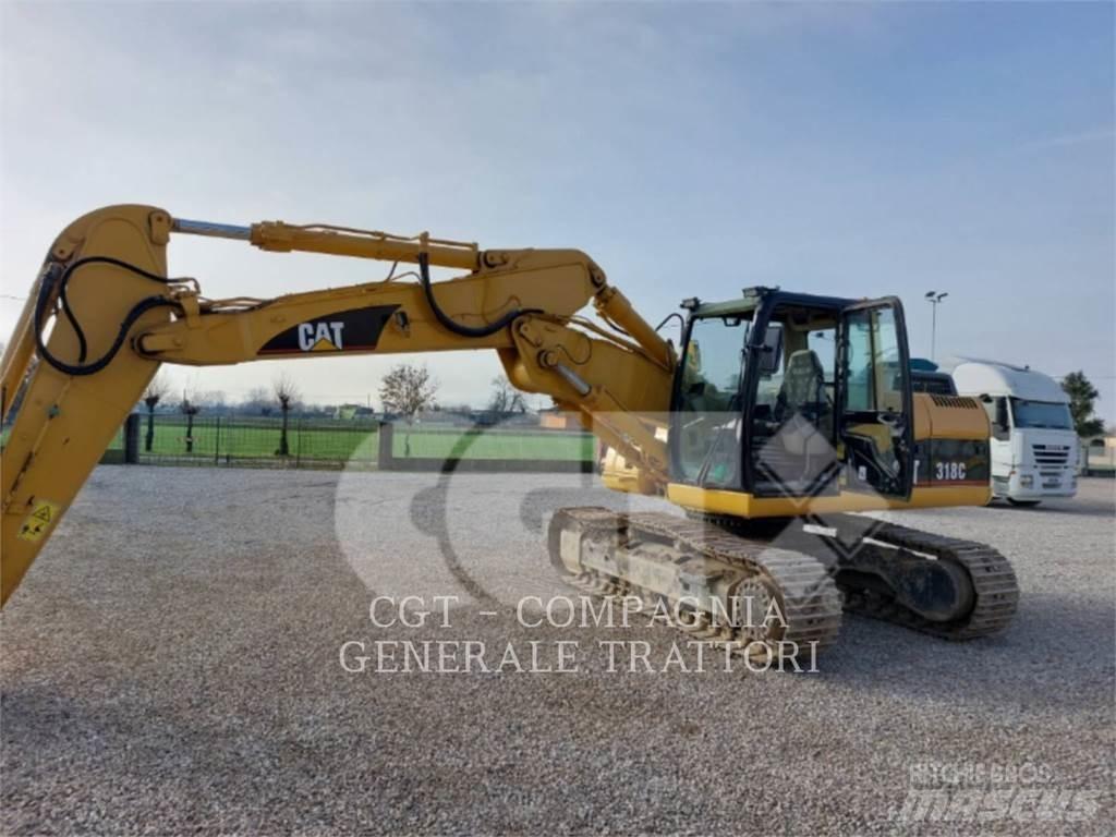 CAT 318C Vikšriniai ekskavatoriai