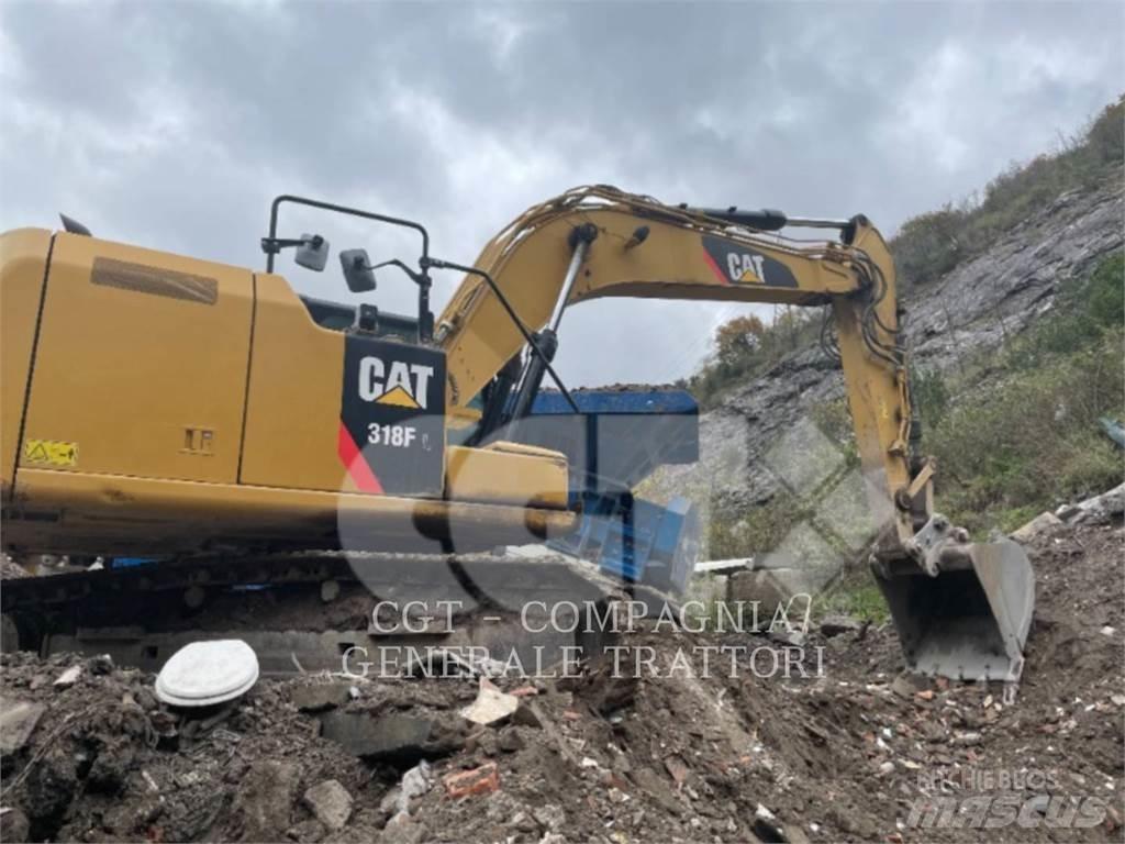 CAT 318F Vikšriniai ekskavatoriai