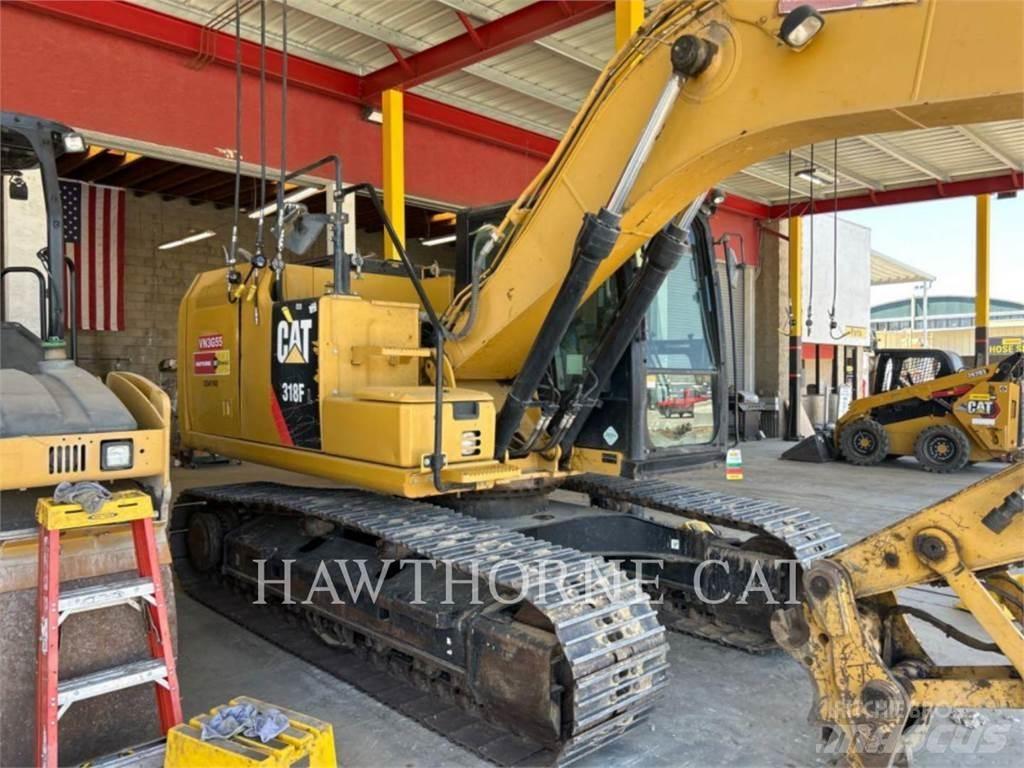 CAT 318F Vikšriniai ekskavatoriai