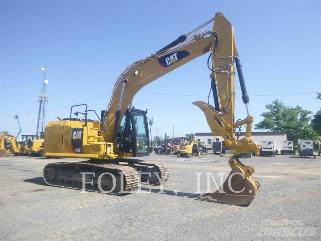 CAT 318FL Vikšriniai ekskavatoriai