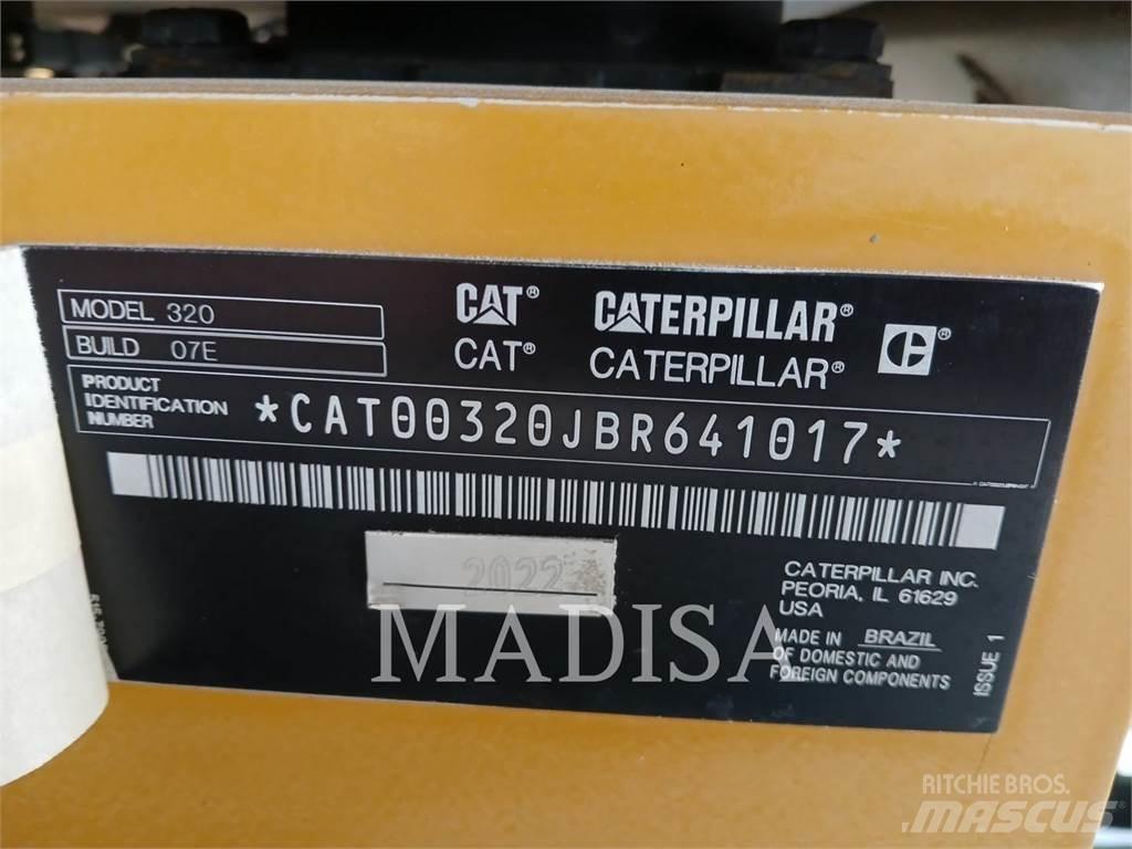 CAT 320 Vikšriniai ekskavatoriai