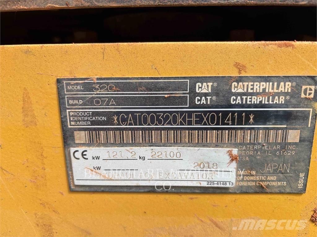 CAT 320 Vikšriniai ekskavatoriai