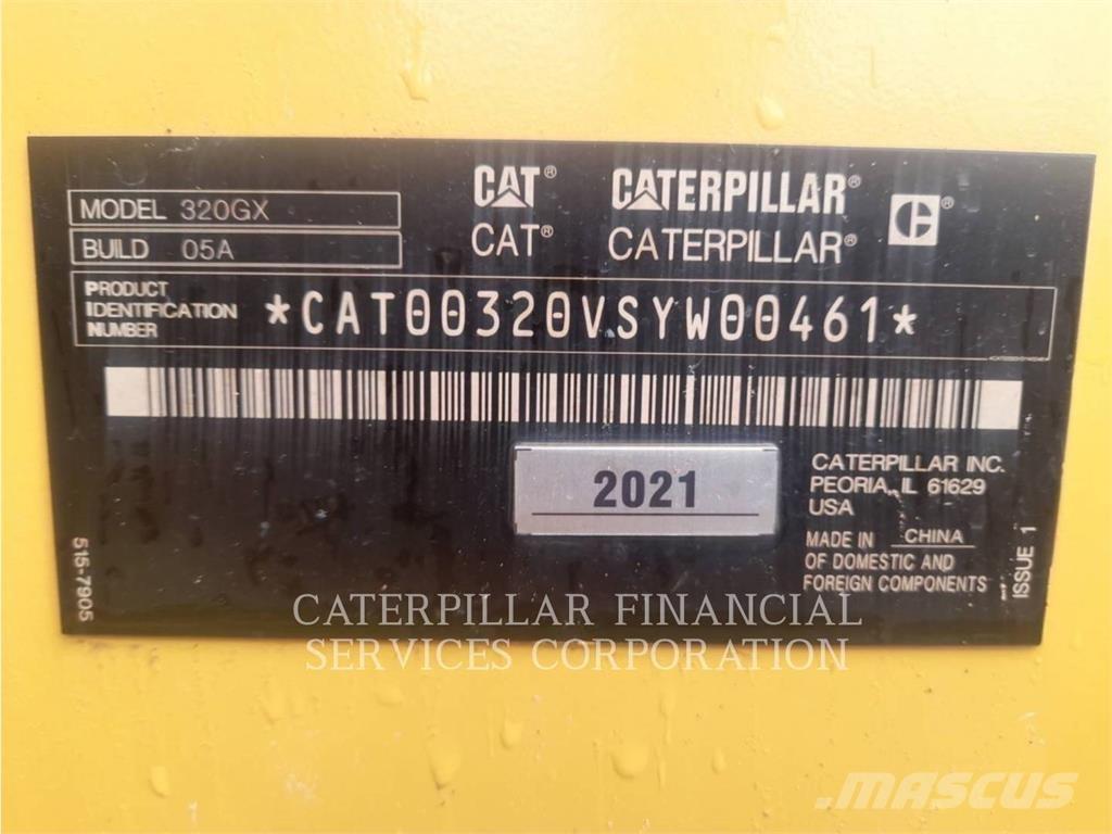 CAT 320-05GX Vikšriniai ekskavatoriai