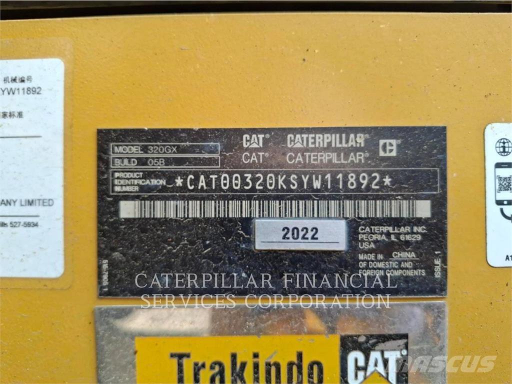 CAT 320-05GX Vikšriniai ekskavatoriai