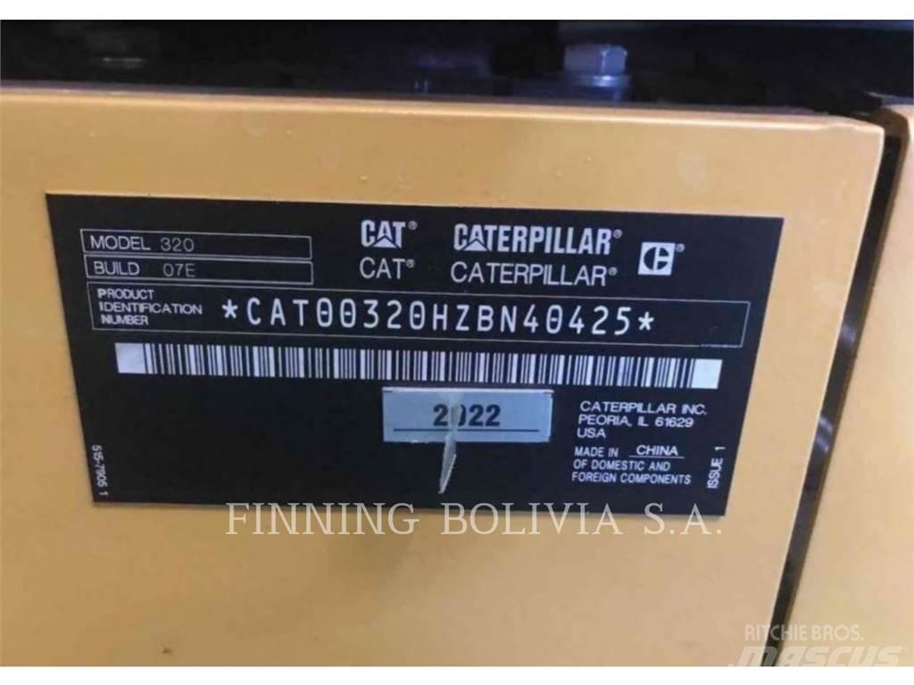 CAT 320-07 Vikšriniai ekskavatoriai
