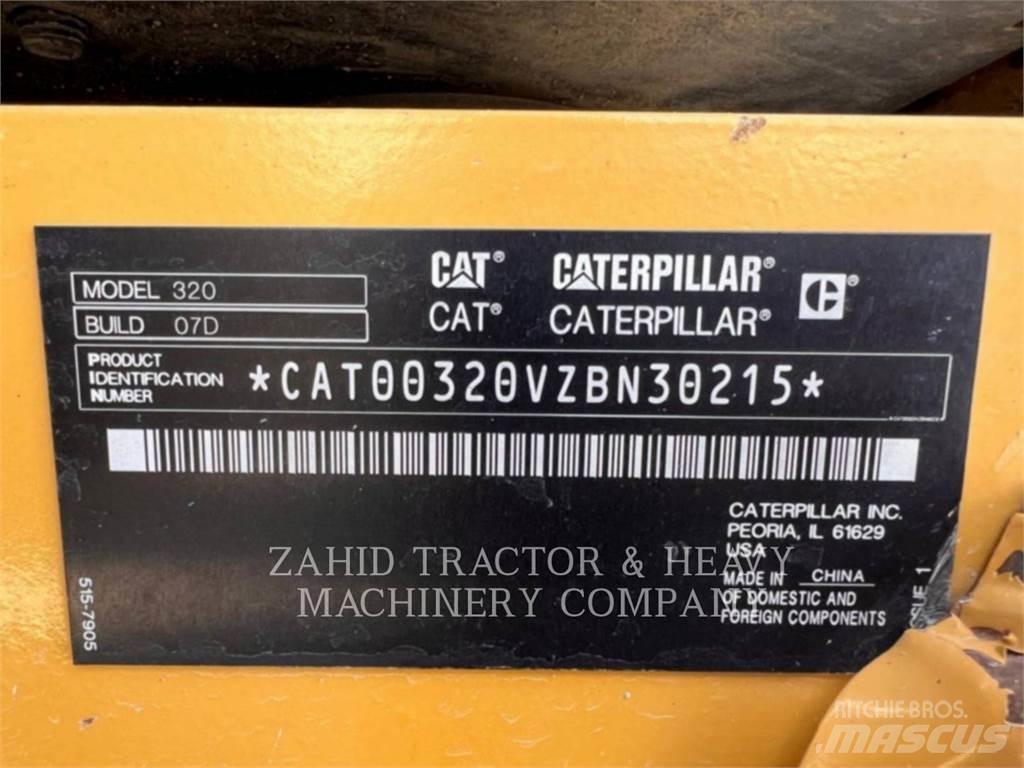 CAT 320-07 Vikšriniai ekskavatoriai