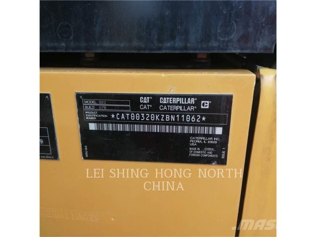 CAT 320-07 Vikšriniai ekskavatoriai