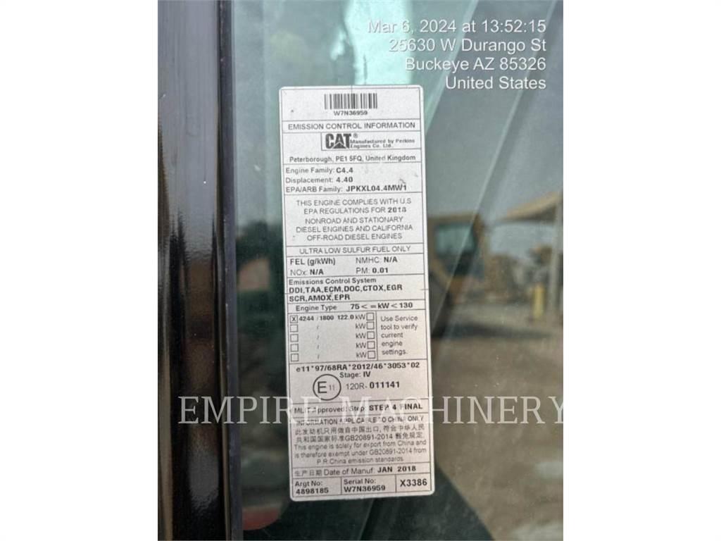 CAT 320-07 P Vikšriniai ekskavatoriai