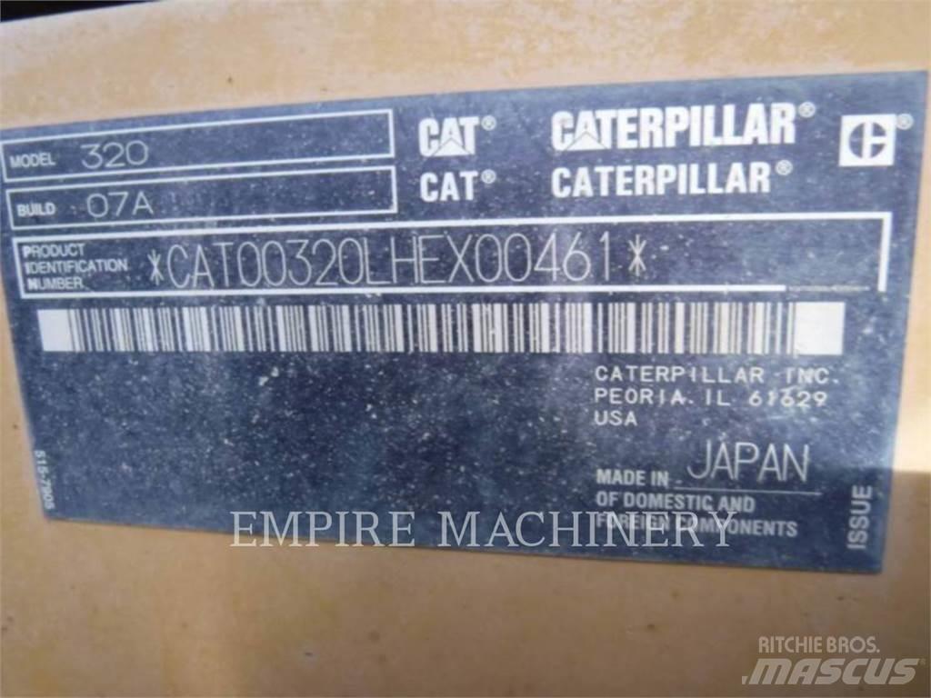 CAT 320-07 P Vikšriniai ekskavatoriai