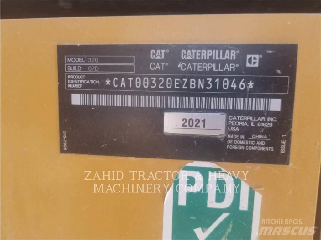 CAT 320-07D Vikšriniai ekskavatoriai
