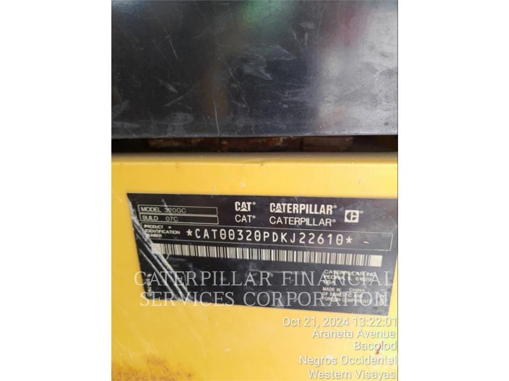 CAT 320-07GC Vikšriniai ekskavatoriai