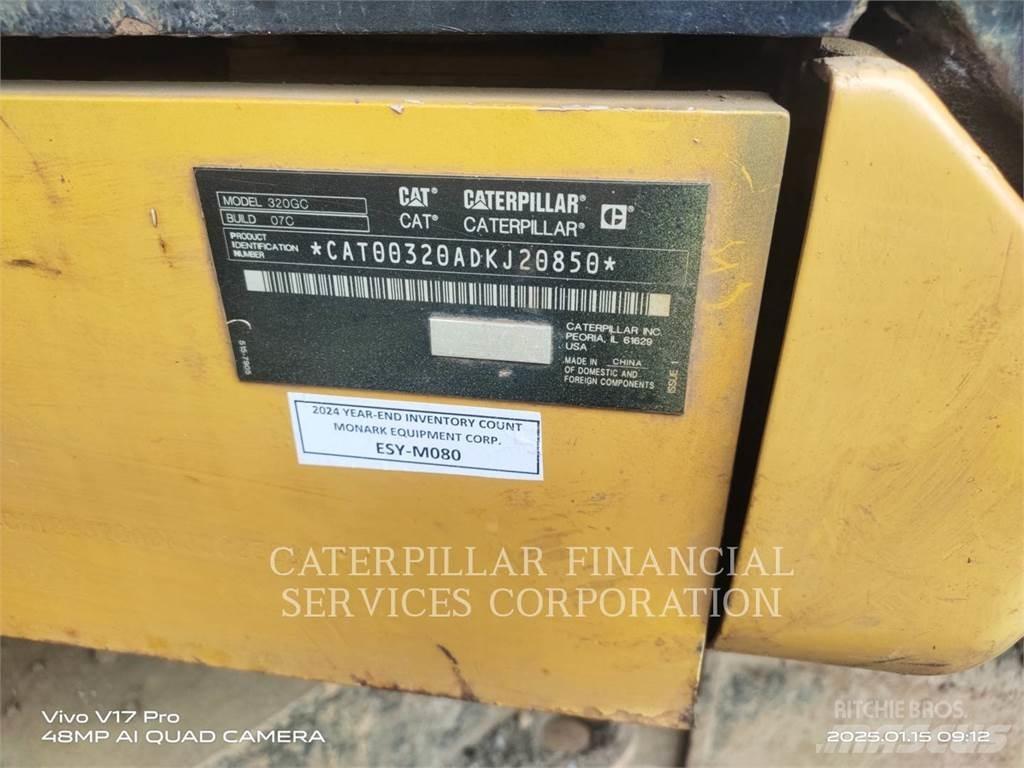 CAT 320-07GC Vikšriniai ekskavatoriai