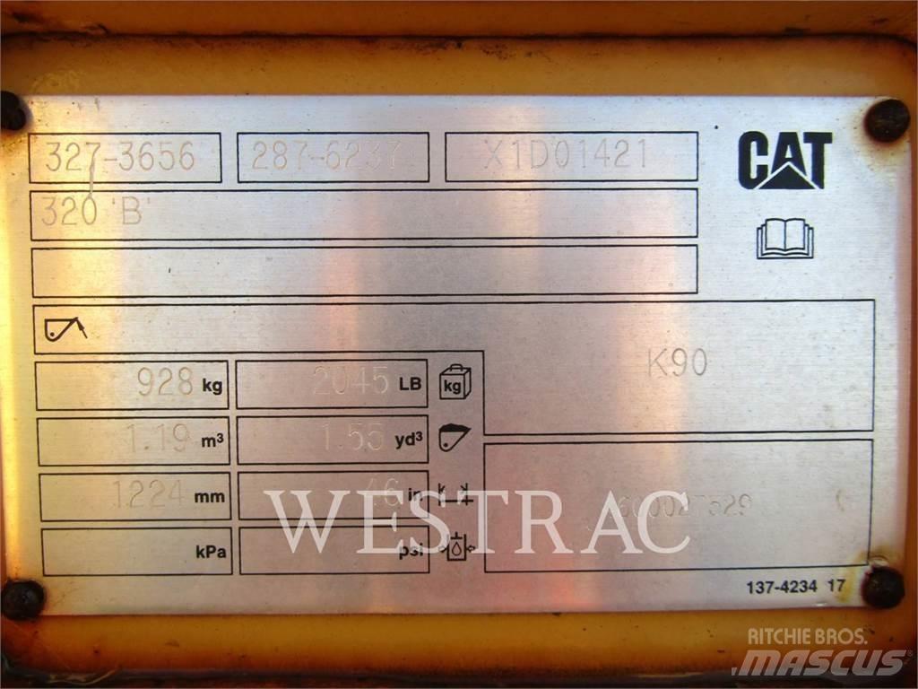 CAT 320B Kaušai