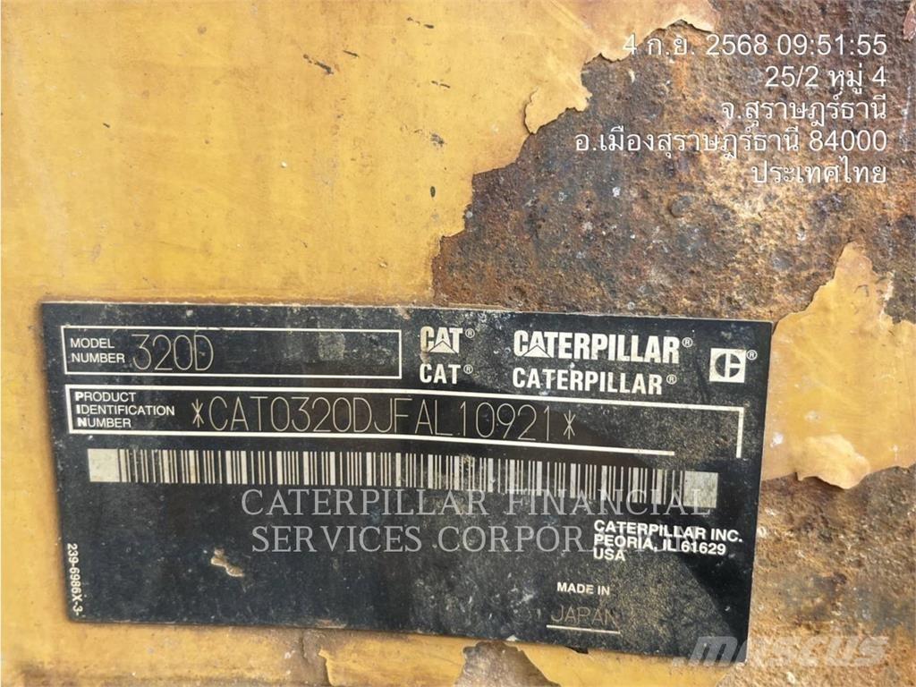 CAT 320D Vikšriniai ekskavatoriai