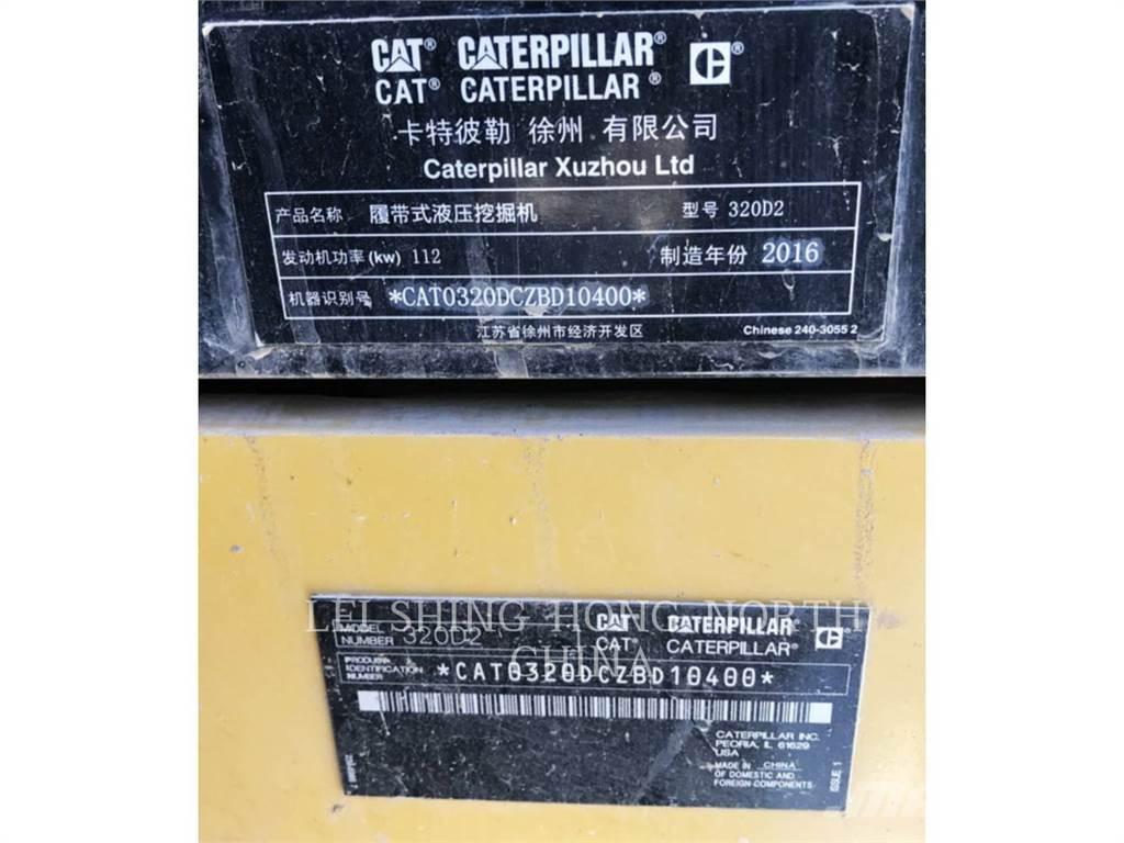 CAT 320D2 Vikšriniai ekskavatoriai