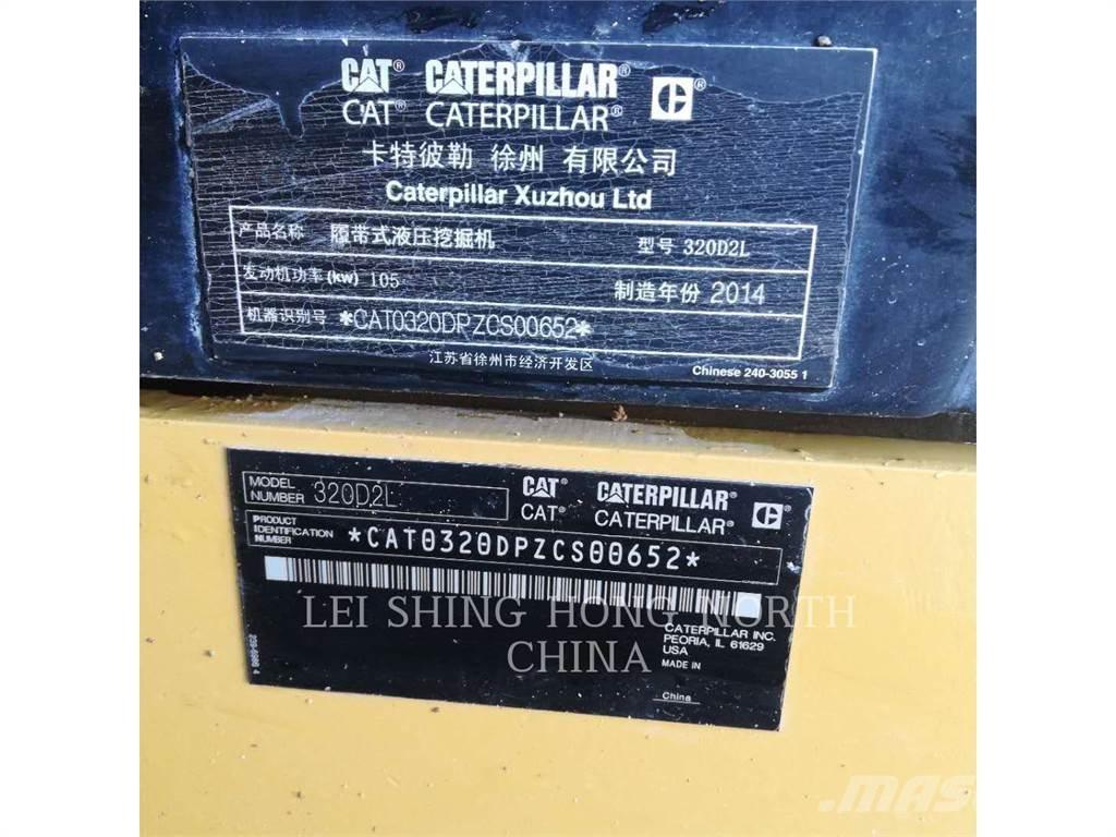 CAT 320D2L Vikšriniai ekskavatoriai