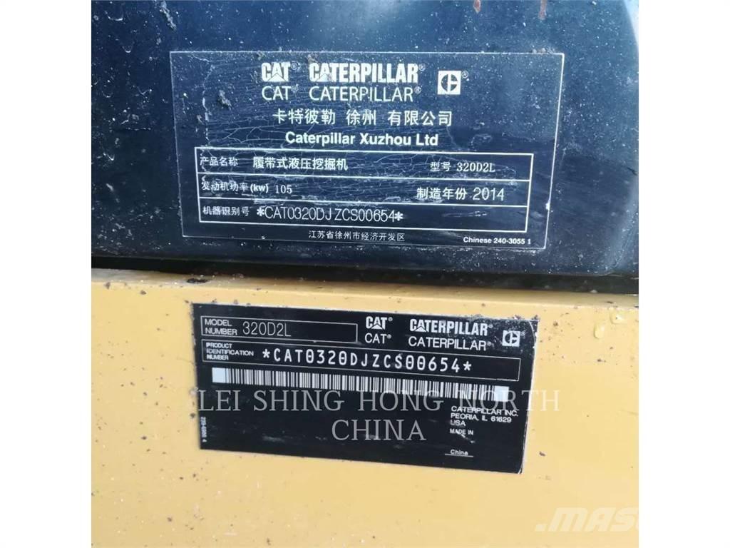 CAT 320D2L Vikšriniai ekskavatoriai