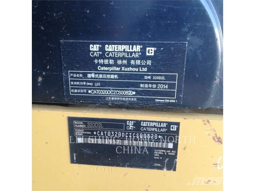 CAT 320D2L Vikšriniai ekskavatoriai