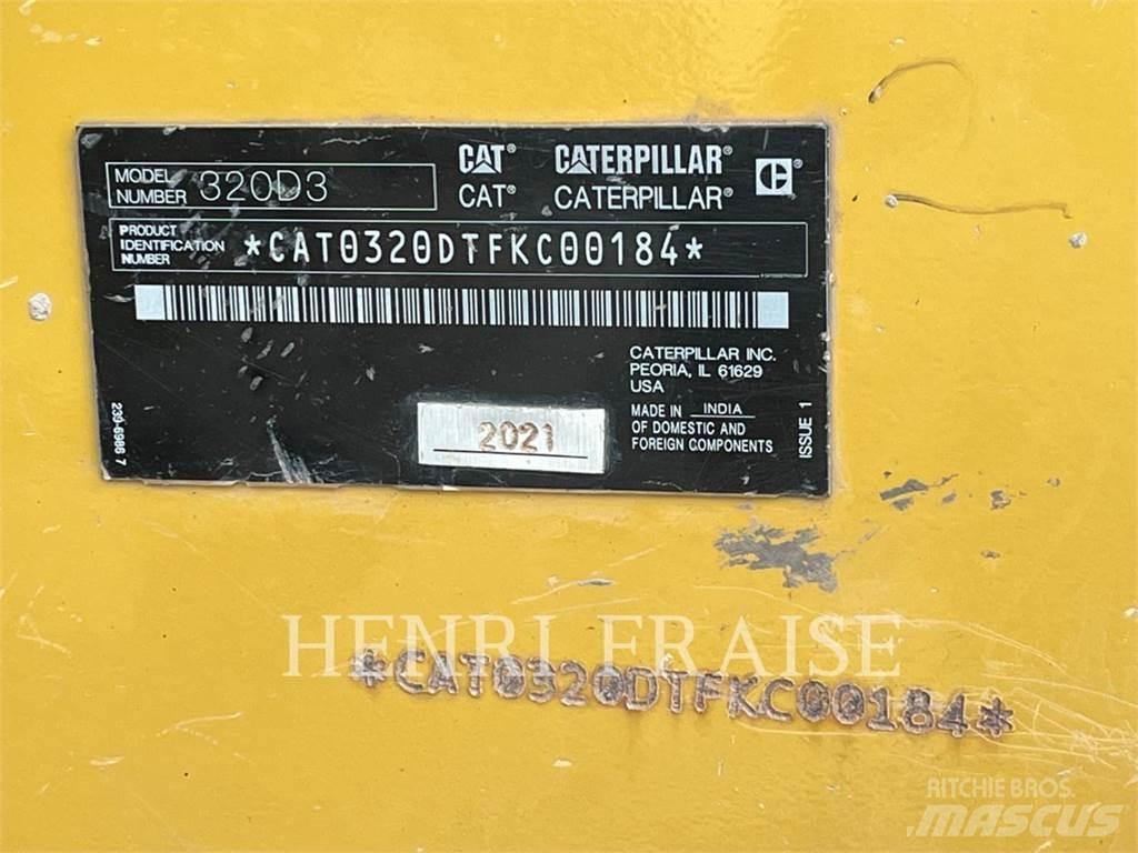 CAT 320D3 Vikšriniai ekskavatoriai