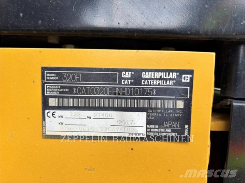 CAT 320FL Vikšriniai ekskavatoriai
