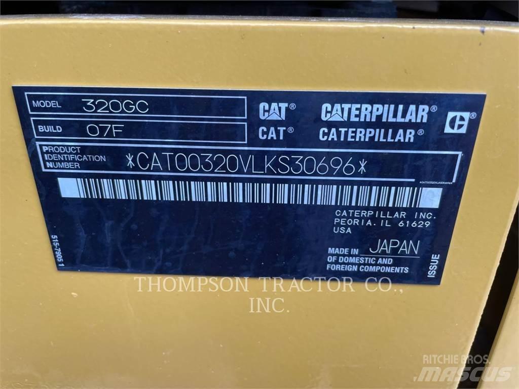 CAT 320GC Vikšriniai ekskavatoriai