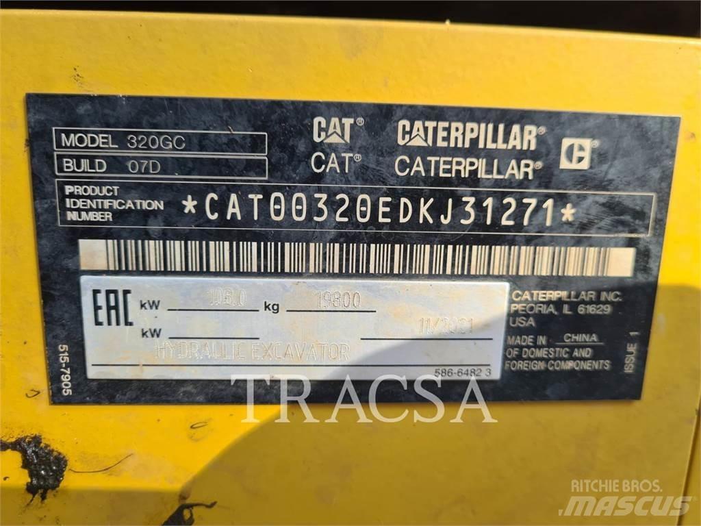 CAT 320GC Vikšriniai ekskavatoriai