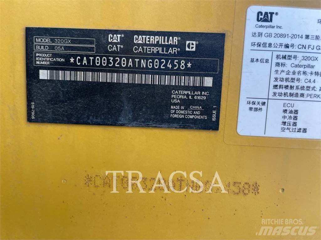 CAT 320GX Vikšriniai ekskavatoriai