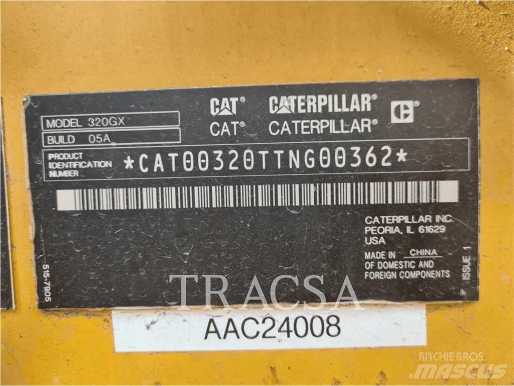 CAT 320GX Vikšriniai ekskavatoriai