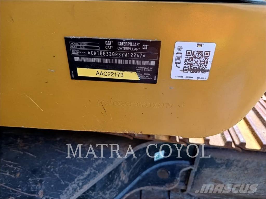 CAT 320GX Vikšriniai ekskavatoriai