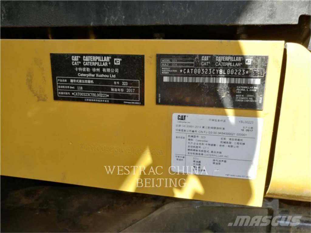 CAT 323-07 Vikšriniai ekskavatoriai