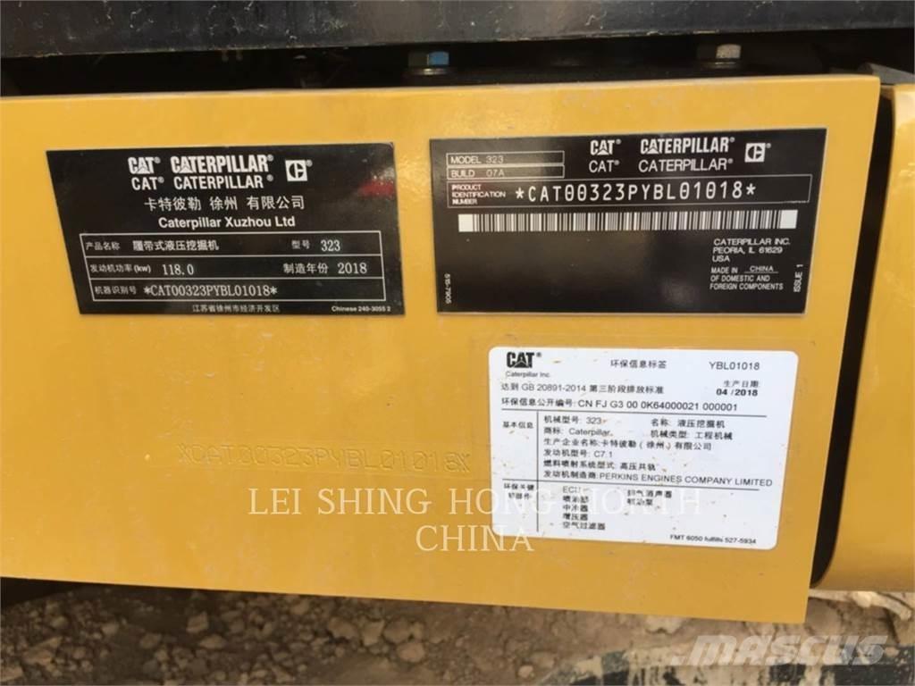 CAT 323-07 Vikšriniai ekskavatoriai