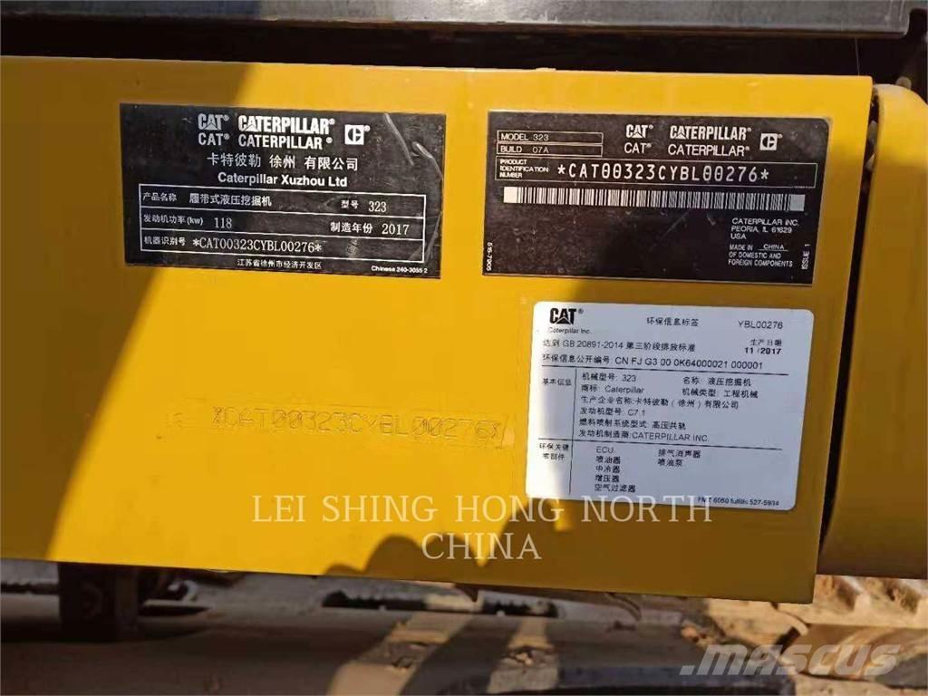 CAT 323-07 Vikšriniai ekskavatoriai