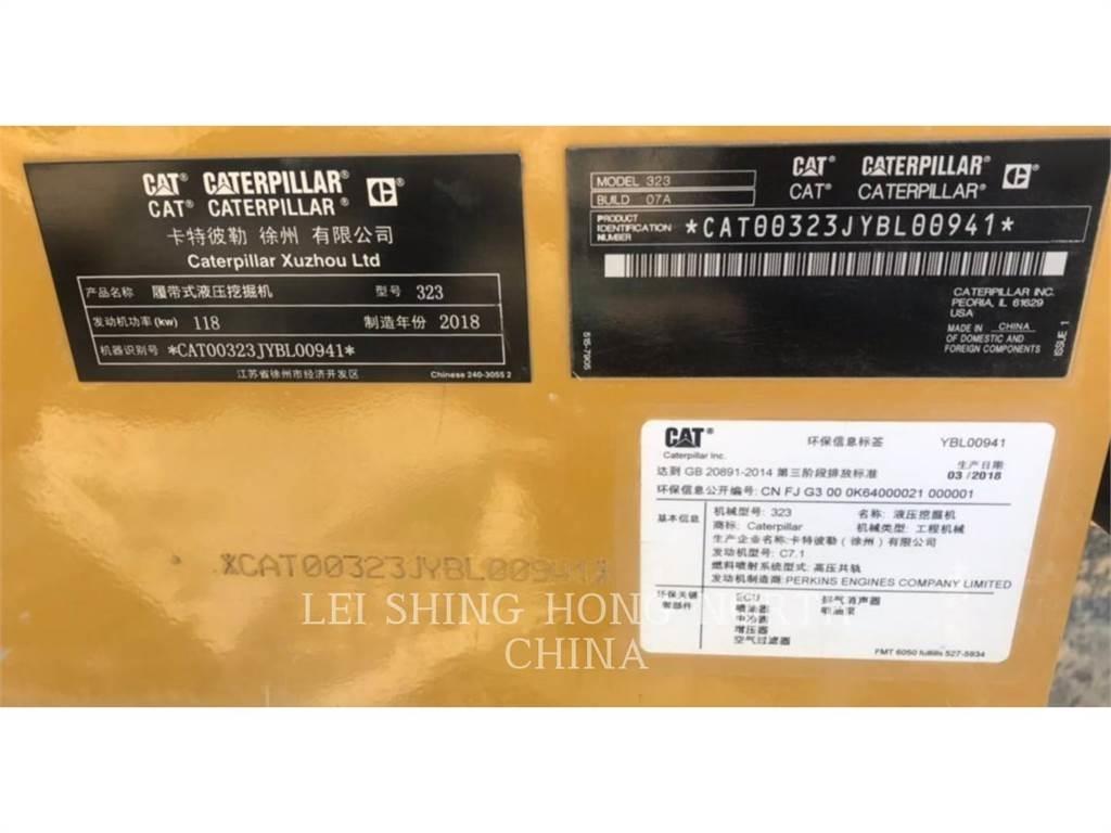 CAT 323-07 Vikšriniai ekskavatoriai