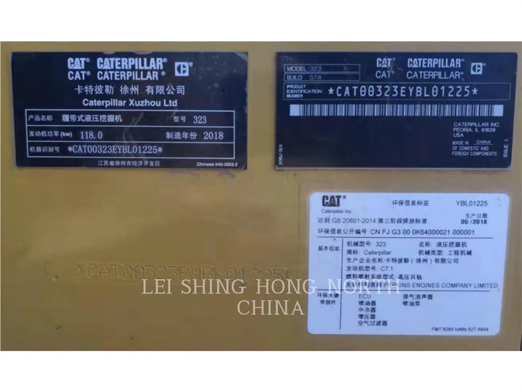 CAT 323-07 Vikšriniai ekskavatoriai