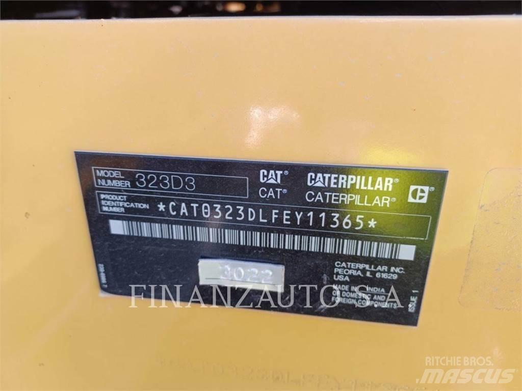 CAT 323DLN Vikšriniai ekskavatoriai