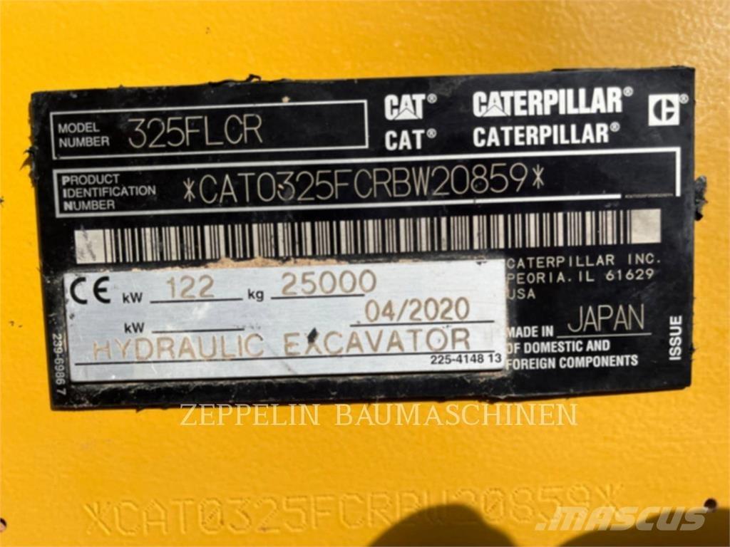 CAT 325FL Vikšriniai ekskavatoriai