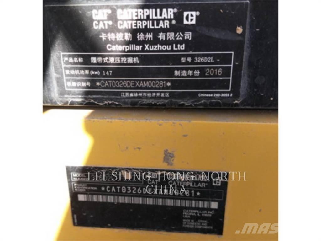 CAT 326D2L Vikšriniai ekskavatoriai