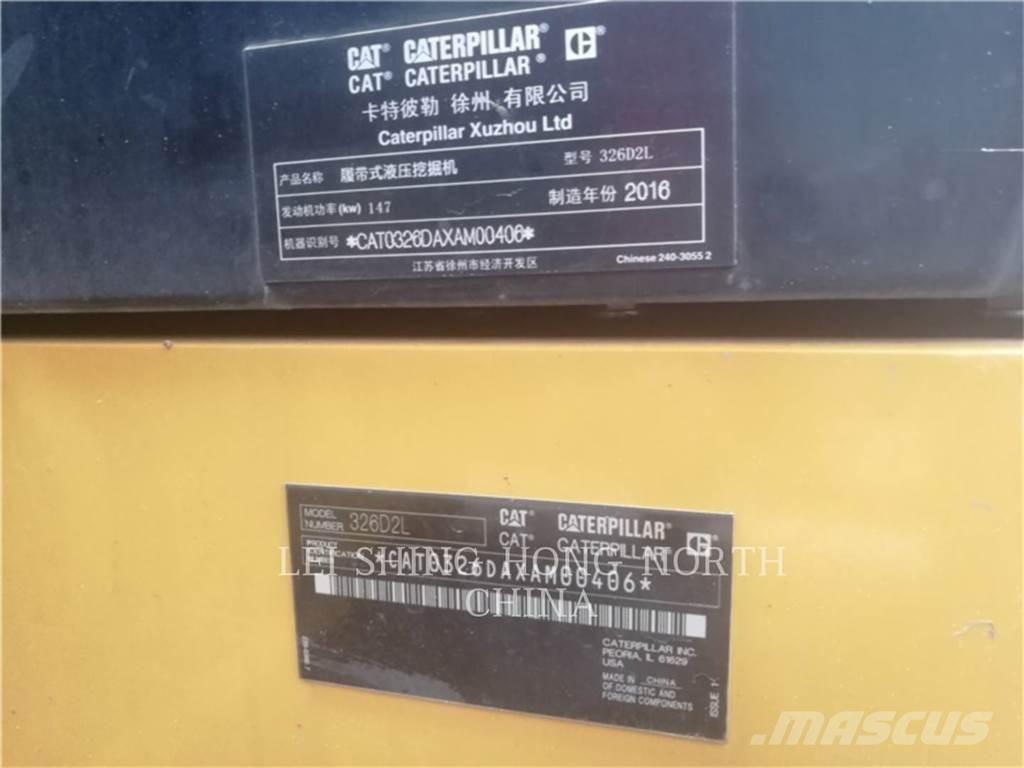 CAT 326D2L Vikšriniai ekskavatoriai