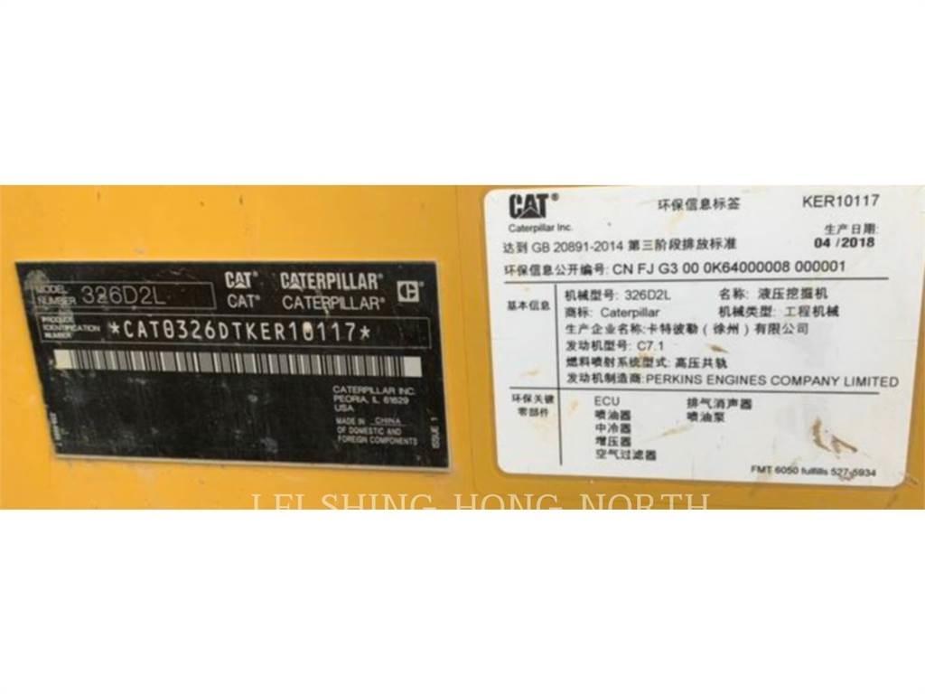 CAT 326D2L Vikšriniai ekskavatoriai