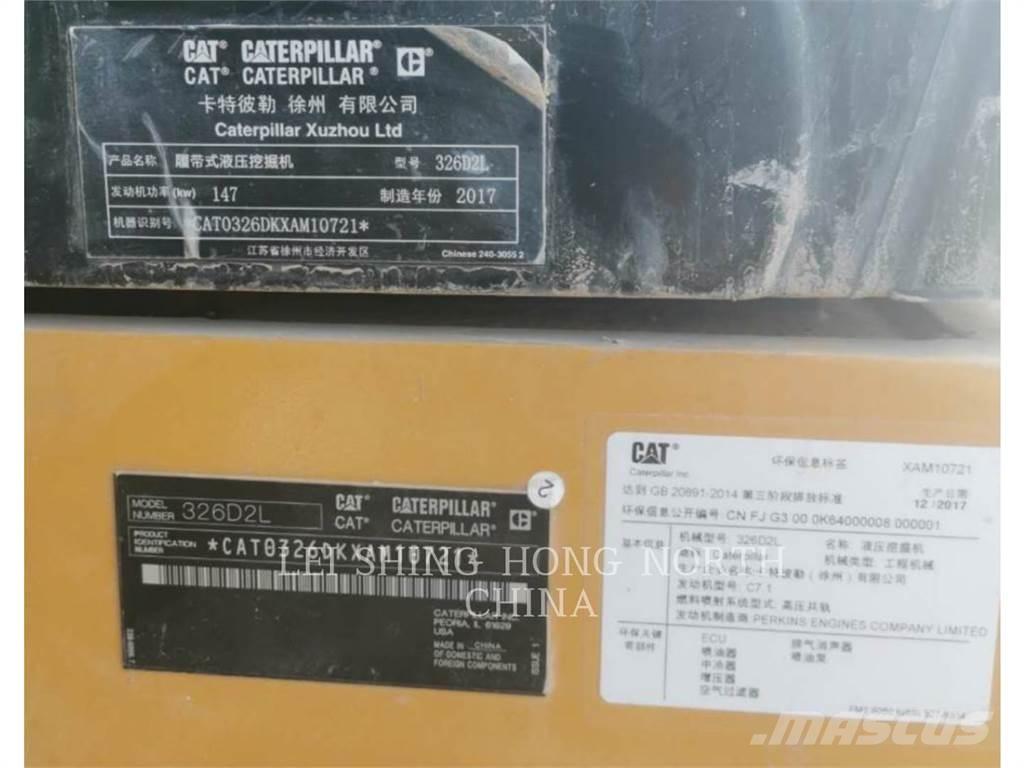 CAT 326D2L Vikšriniai ekskavatoriai