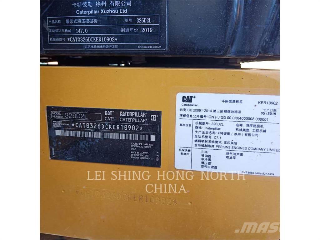 CAT 326D2L Vikšriniai ekskavatoriai