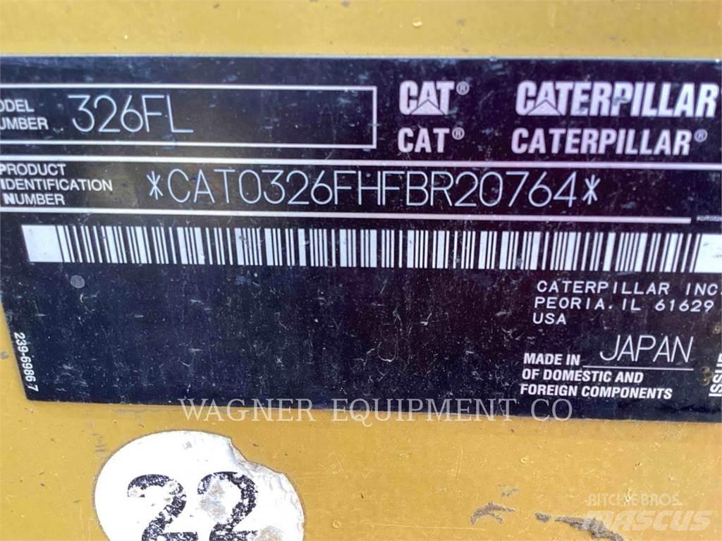 CAT 326FL Vikšriniai ekskavatoriai