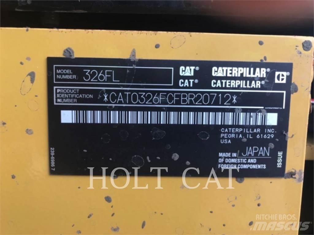 CAT 326FL Vikšriniai ekskavatoriai