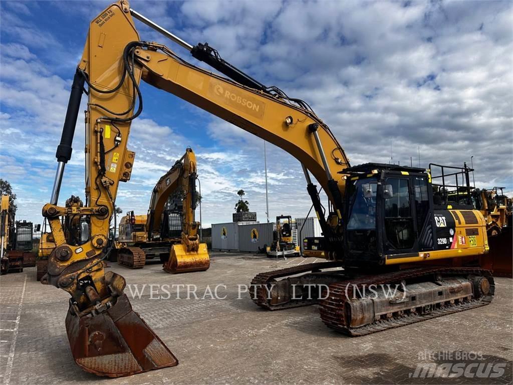CAT 329DL Vikšriniai ekskavatoriai