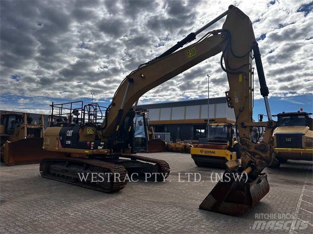 CAT 329DL Vikšriniai ekskavatoriai