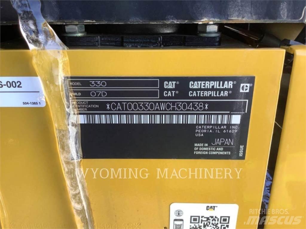 CAT 330 Vikšriniai ekskavatoriai